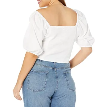 The Drop Women's Annie Smocked Top: Sweetheart & Stylish