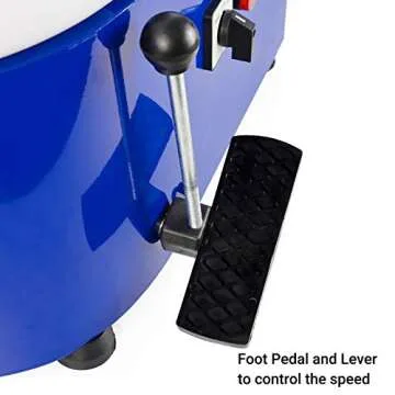 Tekchic Pottery Wheel Machine 350W Electric Pottery DIY Clay Tool with Foot Pedal - Blue