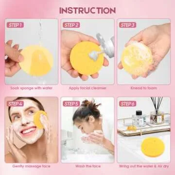 AIDEA Compressed Facial Sponges - Eco-Friendly Cleansing Solutions