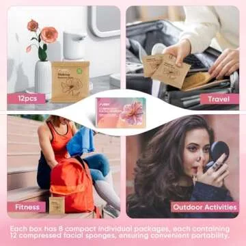 AIDEA Compressed Facial Sponges - Eco-Friendly Cleansing Solutions