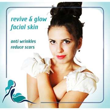 Silky Skin Garshana gLoves Raw Silk Massage - Quality Storage Bag - Ayurvedic Dry Brushing Exfoliate...