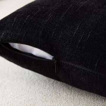 Foindtower Soft Textured Pillow Covers for Cozy Living