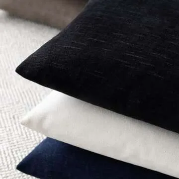 Foindtower Soft Textured Pillow Covers for Cozy Living