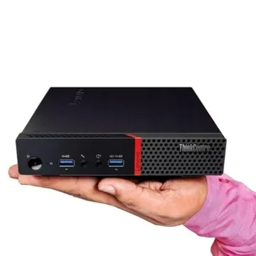 Lenovo ThinkCentre M700 Tiny PC with 27" Monitor & RGB Headset