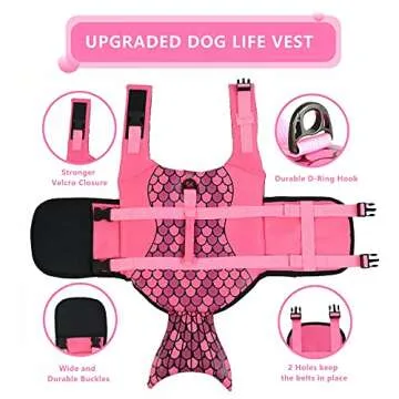 Portable Dog Swimsuit - Adjustable Life Vest for Dogs