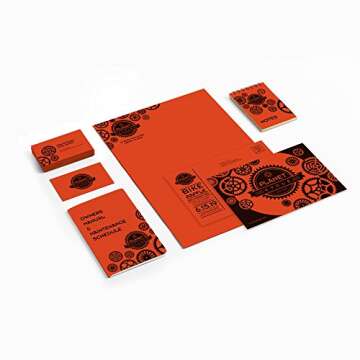 Neenah Color Cardstock 250 Sheets 65lb Vibrant Orange