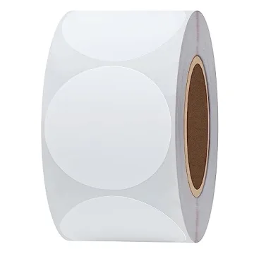 Hybsk White Color Coding Dot Labels Adhesive for Easy Labeling