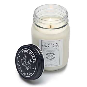 Pumpkin Spice Latte Scented Soy Candle | Hand Poured in the USA | 12 oz.