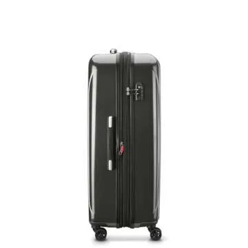 DELSEY Paris Helium Aero Hardside Expandable Luggage with Spinner Wheels, Brushed Charcoal, Checked-Large 29 Inch