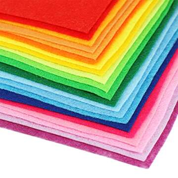 ZGXY Felt Sheets, 40 Pcs 8 X 12 inches Colorful Soft Fabric for DIY Crafts