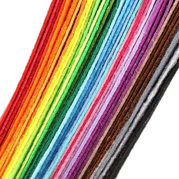 ZGXY Felt Sheets 40 Pcs - Colorful DIY Craft Fabric