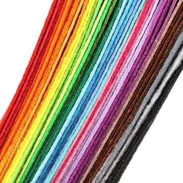 ZGXY Felt Sheets 40 Pcs - Colorful DIY Craft Fabric