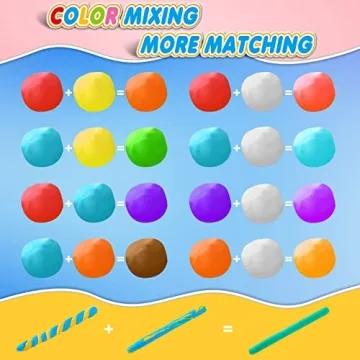 ESSENSON Magic Clay - Vibrant Air Dry Modeling Clay for Kids