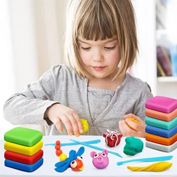 ESSENSON Magic Clay - Vibrant Air Dry Modeling Clay for Kids