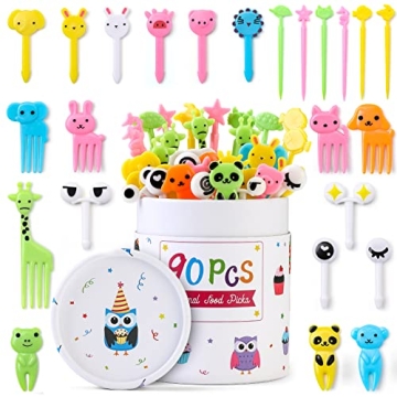 BPA Free Animal Food Picks for Kids Fun Lunch Accessories