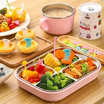 BPA Free Animal Food Picks for Kids Fun Lunch Accessories