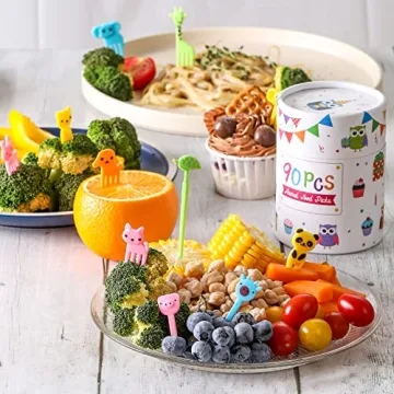 BPA Free Animal Food Picks for Kids Fun Lunch Accessories