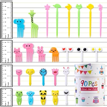 BPA Free Animal Food Picks for Kids Fun Lunch Accessories