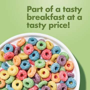 Malt-O-Meal Tootie Fruities Breakfast Cereal, Colorful and Fruity Cereal for the Family, Family Cereal Size, 23 OZ Resealable Cereal Bag