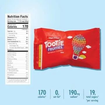 Malt-O-Meal Tootie Fruities Breakfast Cereal, Colorful and Fruity Cereal for the Family, Family Cereal Size, 23 OZ Resealable Cereal Bag