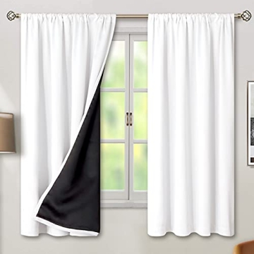 BGment Thermal Insulated 100% Blackout Curtains for Bedroom