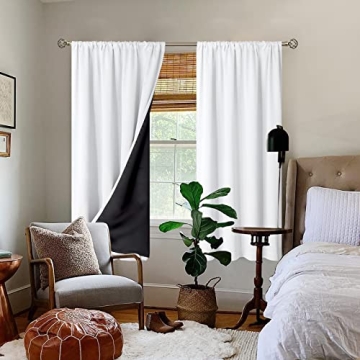 BGment Thermal Insulated 100% Blackout Curtains for Bedroom