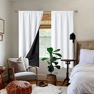 BGment Thermal Insulated 100% Blackout Curtains for Bedroom