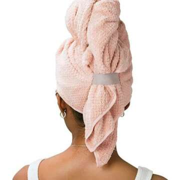 VOLO Hero Nanoweave Hair Towel for Quick Drying