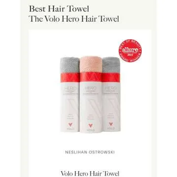 VOLO Hero Nanoweave Hair Towel for Quick Drying