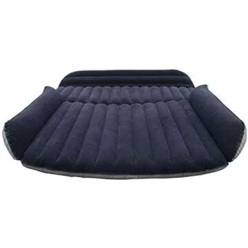 BHMOTORUS SUV Air Mattress,Thickened Car Bed Inflatable Home Air Mattress Portable Camping Outdoor Mattress,Flocking Surface,Perfect For Your Minivan or SUV