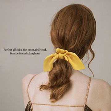 Jaciya Satin Silk Scrunchies - Trendy Hair Ties for Women