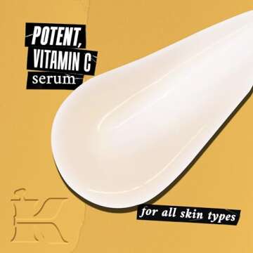 Kiehl's Powerful-Strength 12.5% Vitamin C Serum, Line-Reducing Concentrate for Face, Boosts Radiance...