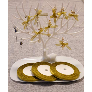 6 Rolls Glitter Ribbons for Perfect Gift Wrapping