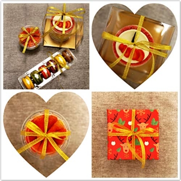 6 Rolls Glitter Ribbons for Perfect Gift Wrapping