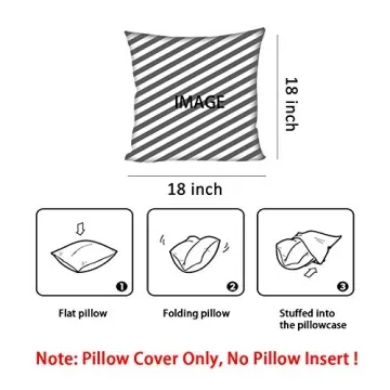 Xihomeli Vintage Garden Cotton Linen Pillow Cases Set