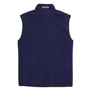 Vineyard Vines Men's Harbor Fleece Vest - Nautical Navy Style