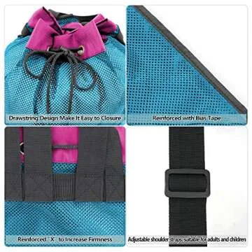 BeeGreen Beach Bag Backpack - Perfect for Swimmers & Sports