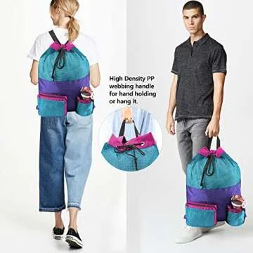 BeeGreen Beach Bag Backpack - Perfect for Swimmers & Sports