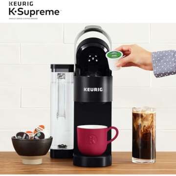 Keurig K-Supreme Single Serve K-Cup Coffee Maker, MultiStream Technology and 4 Brew Sizes