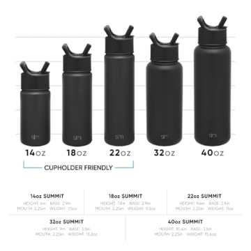 22oz Simple Modern Summit Water Bottle - Almond Birch