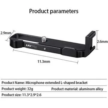 UURig G7X Mark III Cold Shoe Mount for Canon Cameras