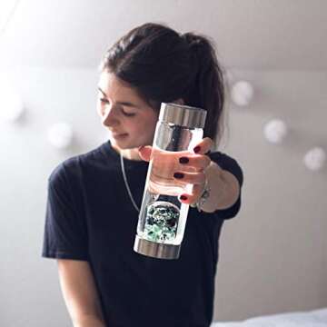 VitaJuwel ViA VITALITY Crystal Water Bottle