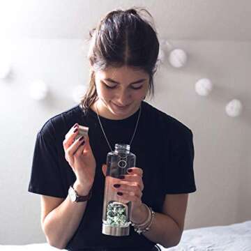 VitaJuwel ViA VITALITY Crystal Water Bottle