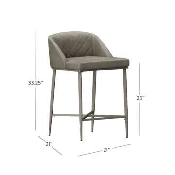 Stylish Hillsdale Furniture Phoenix Counter Stools Set of 2