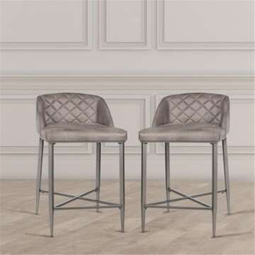 Stylish Hillsdale Furniture Phoenix Counter Stools Set of 2