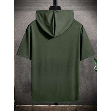 Stylish & Comfortable SheIn Men's Casual Hooded Tee