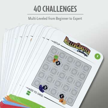 Roller Coaster Challenge STEM Game for Kids Age 6+