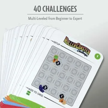 Roller Coaster Challenge STEM Game for Kids Age 6+