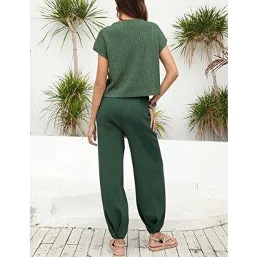 Ugerlov Two Piece Outfits for Women - Cozy and Stylish Set