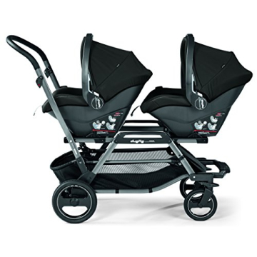 Peg Perego Duette Piroet Double Tandem Stroller - Grey